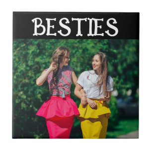 BESTIES BESTE FREUNDE FOTO  FLIESE