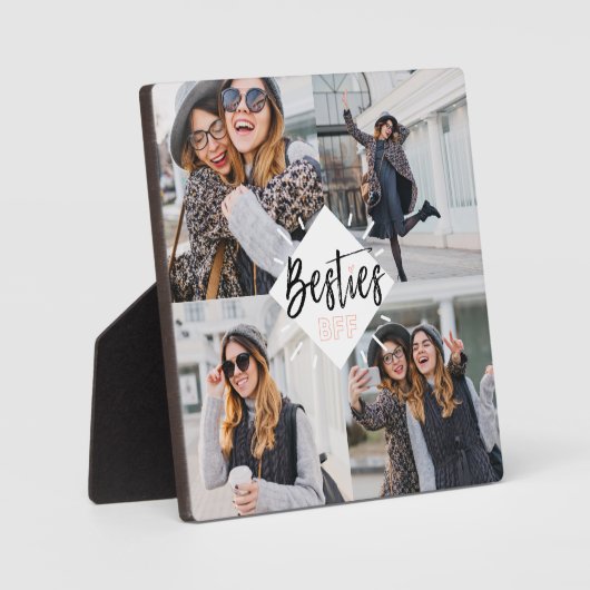 Besties-BESTE FREUNDIN | Best Friends Forever Foto Fotoplatte (Vorderseite)