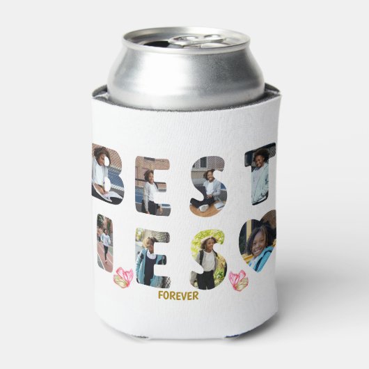 Besties BESTE FREUNDIN Friends Forever 8 Foto Imag Dosenkühler (Kanne Vorderseite)