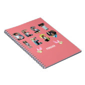 Besties BESTE FREUNDIN Friends Forever 8 Foto Imag Notizblock (Rechte Seite)