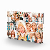 Besties Bestfriends Modern Simple 9 Images Collage Fotoblock (Rechts)
