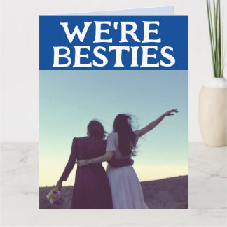 BESTIES BFF LIKE LUCY & ETHEL HELLO GREETING CARD KARTE