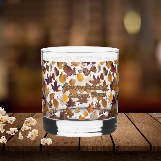 Besties Brews und Herbstansicht Whiskyglas