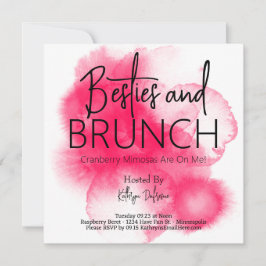 Besties & Brunch Personalisiert Einladung