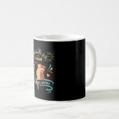 Besties Cat and Dog Funny Quote Kaffeetasse (VorderseiteRechts)