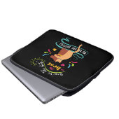 Besties Cat and Dog Funny Quote Laptopschutzhülle (Vorne Knopf)