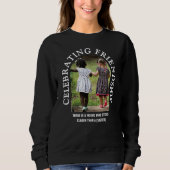 Besties CELEBRATING FREUNDSCHAFT Christliche Freun Sweatshirt (Vorderseite)