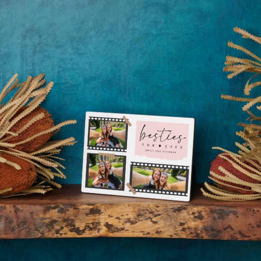 Besties Custom Collage Foto Fotoplatte (Seite)