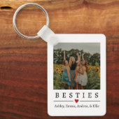 Besties Custom Foto Schlüsselanhänger, Geschenk fü Schlüsselanhänger (Vorderseite)