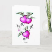 Besties Dankeskarte (Rückseite)