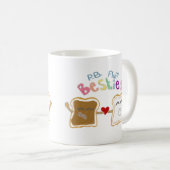 besties Erdnussbutterflaum Kaffeetasse (VorderseiteRechts)