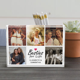Besties for Life Script Best Friends Foto Collage