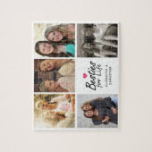 Besties for Life Script Best Friends Foto Collage Puzzle (Vertikal)