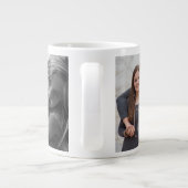 Besties Forellenherz zwei Fotos Brauch Jumbo-Tasse (Rückseite)