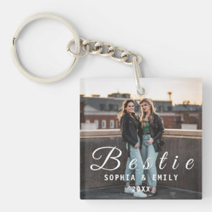 Besties Forever – Benutzerdefiniertes Fotocollage- Schlüsselanhänger