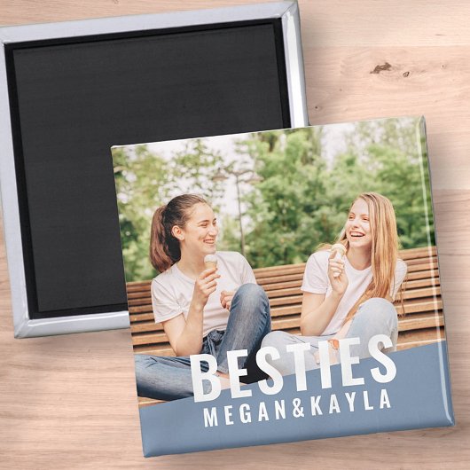 Besties Forever Best Friends BESTE FREUNDIN Modern Magnet