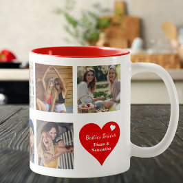 Besties Forever, BESTE FREUNDIN 9 Benutzerdefinier Zweifarbige Tasse