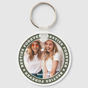 Besties Forever BESTE FREUNDIN Einfaches modernes Schlüsselanhänger