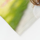 Besties Forever BESTE FREUNDIN Moderne Script Foto Fleecedecke (Ecke)