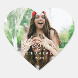 Besties Forever - Custom Foto & Name Aufkleber