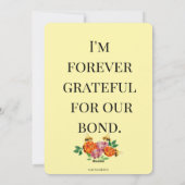 Besties Forever greetings Feiertagskarte (Rückseite)