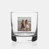 Besties Forever One Foto Whiskyglas (Vorderseite)