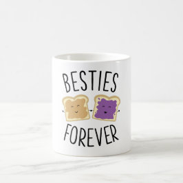 Besties Forever Peanut Butter Jelly Best Friends Kaffeetasse