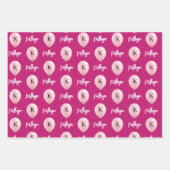 Besties Forever Personalisiert Geschenkpapier Set (Vorderseite 2)