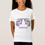 Besties Forever Unicorn T-Shirt (Vorderseite)