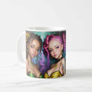 Besties Foto Best Friends BESTE FREUNDIN Custom Ta Kaffeetasse