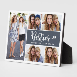 Besties Foto Collage Die besten Freunde Fotoplatte