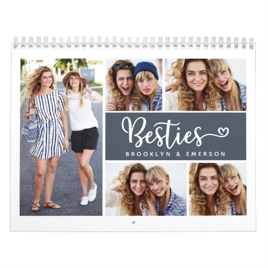 Besties Foto Collage Die besten Freunde Kalender (Titelbild)
