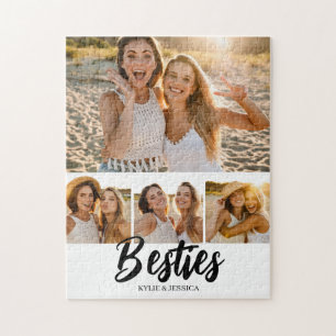 Besties Foto Collage Personalisiert Puzzle