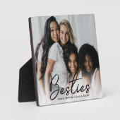Besties Foto Fotoplatte (Vorderseite)