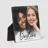 Besties Foto Fotoplatte (Vorderseite)
