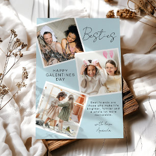 Besties-Fotocollage   Galentines-Tag Feiertagskarte