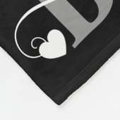 BESTIES Friends Forever Script 8 Foto Black Fleecedecke (Ecke)