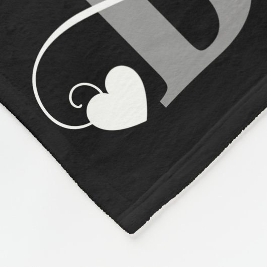 BESTIES Friends Forever Script 8 Foto Black Fleecedecke (Ecke)