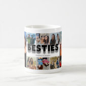 Besties Friendship Foto Collage Tasse (Mittel)