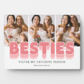 Besties Friendship Foto Fotoplatte (Vorderseite)