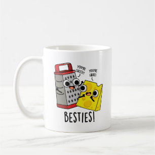 Besties Funny Cheese Grater Puns Kaffeetasse