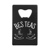 Besties Funny Friendship Geldbeutel Flaschenöffner (Rückseite)