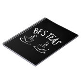 Besties Funny Friendship Notizblock (Linke Seite)