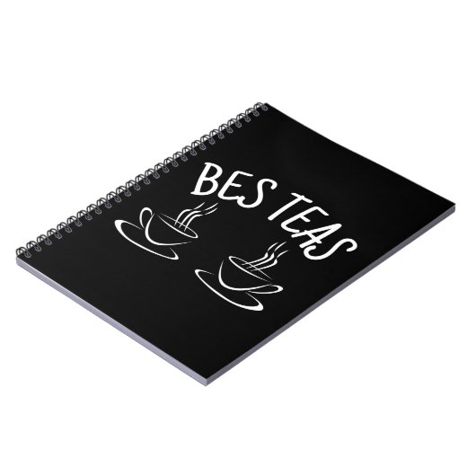 Besties Funny Friendship Notizblock (Linke Seite)