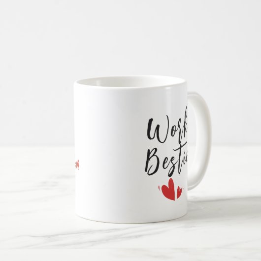 Besties geben zwei Vögel auf der Baumzweig Kaffeem Kaffeetasse (VorderseiteRechts)