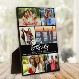 BESTIES-Geschenk für die besten Freunde Script Fot Fotoplatte