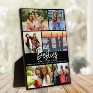 BESTIES-Geschenk für die besten Freunde Script Fot Fotoplatte