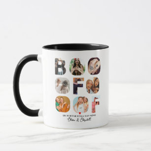 Besties Gift BESTE FREUNDIN Foto Collage Personali Tasse