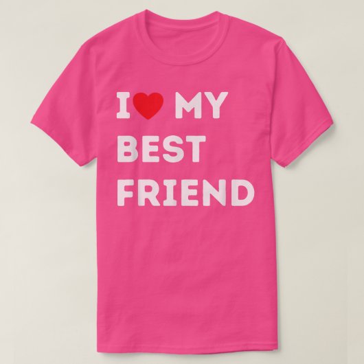 Besties I Liebe Meine beste BESTE FREUNDIN T-Shirt (Design vorne)
