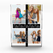 Besties Individuellen Namens | Best Friends Custom Fotoblock (Vorderseite)